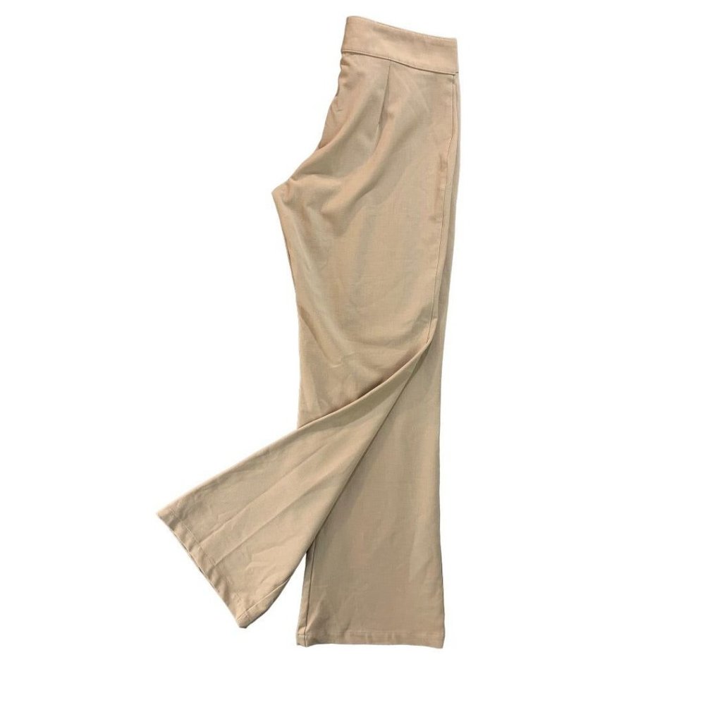 6 The Limited Stretch Women's Tan Wide Leg Dress Pants Trousers
